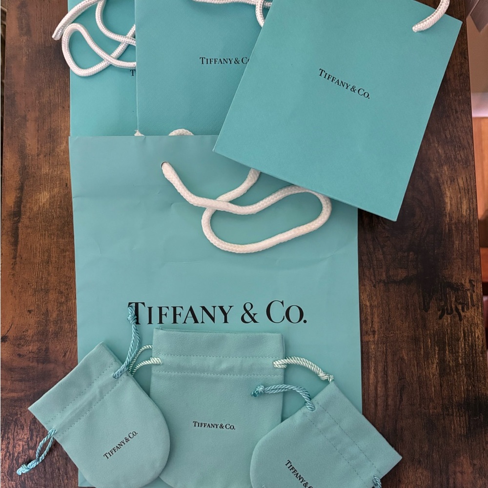Tiffany & Co. Blue Gift Bags and Pouches